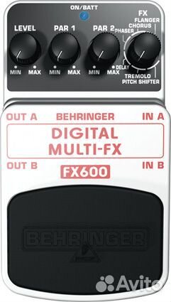 Педаль эффектов для электрогитары behringer FX600