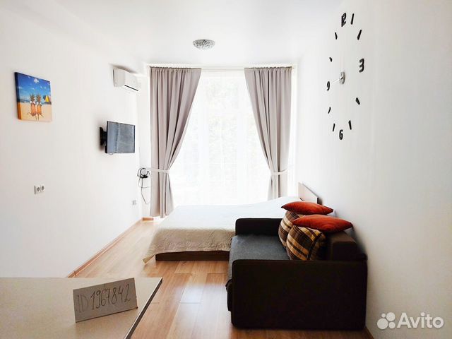 

Квартира-студия, 30 м², 2 кровати