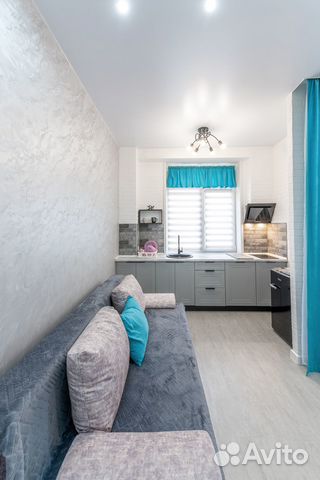 

Квартира-студия, 35 м², 2 кровати