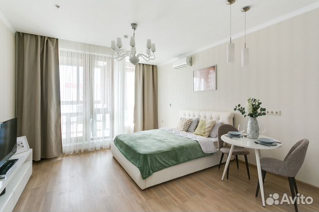 

Квартира-студия, 32 м², 1 кровать
