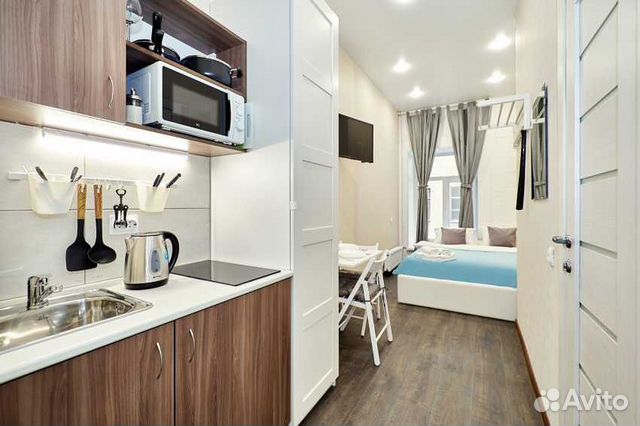 

Квартира-студия, 14 м², 1 кровать