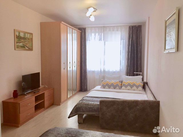 

1-к. квартира, 34 м², 2 кровати