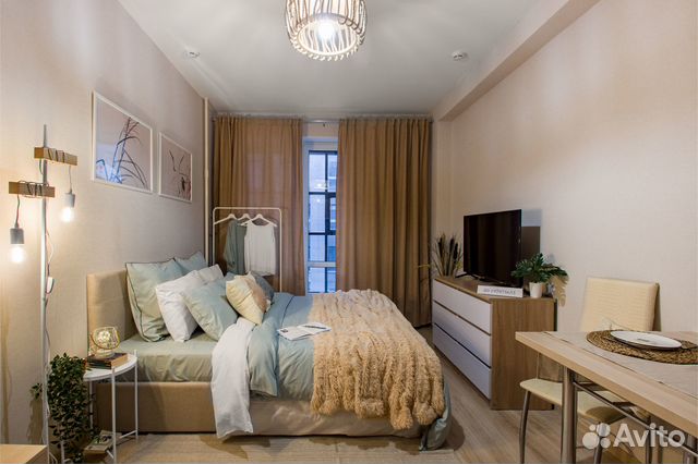 

Квартира-студия, 25 м², 1 кровать