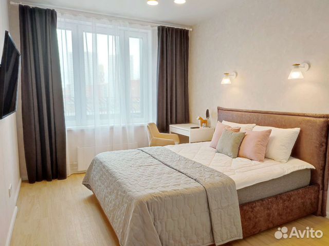 

2-к. квартира, 44 м², 2 кровати