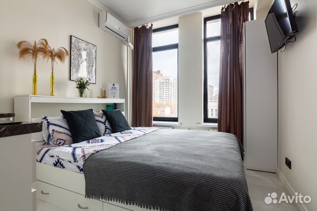 

Квартира-студия, 18 м², 1 кровать
