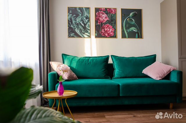 

2-к. квартира, 42 м², 2 кровати