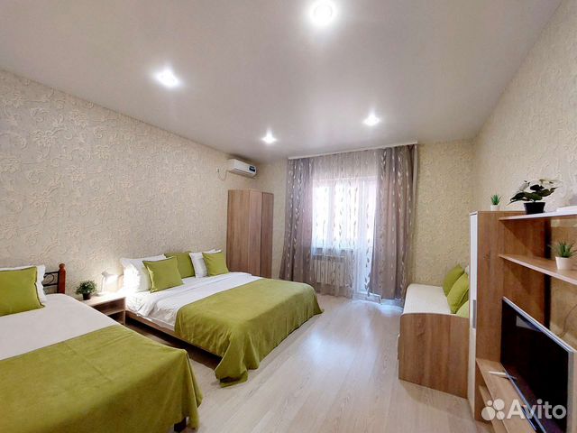 

1-к. квартира, 42 м², 3 кровати