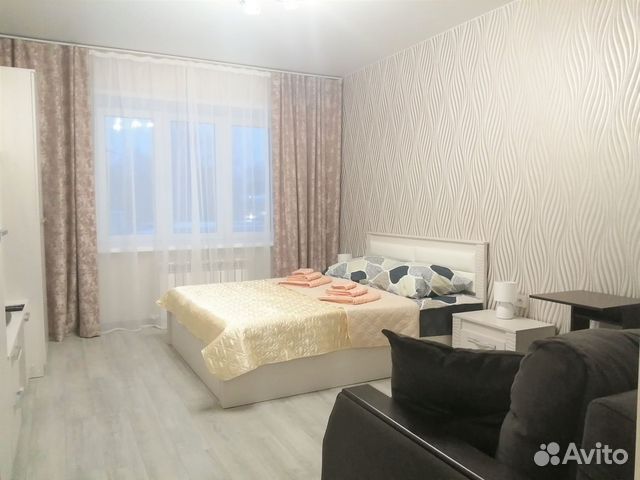

1-к. квартира, 42 м², 2 кровати