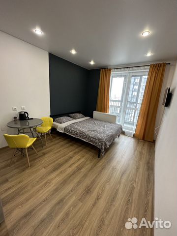 

Квартира-студия, 27 м², 1 кровать