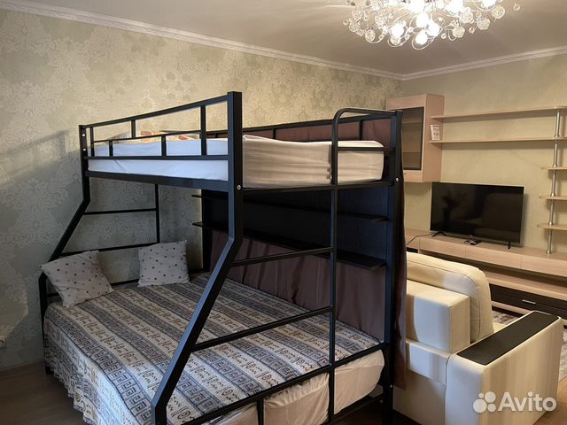 

1-к. квартира, 38 м², 2 кровати