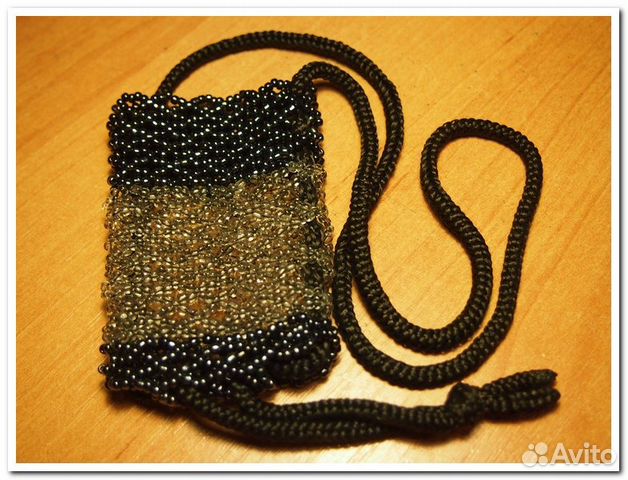 Чехол для сот. телефона из бисера (плетение-бисер)