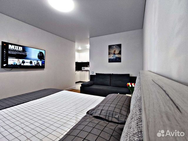 

1-к. квартира, 36 м², 2 кровати