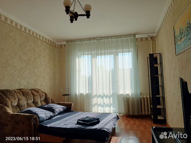 

1-к. квартира, 34 м², 2 кровати