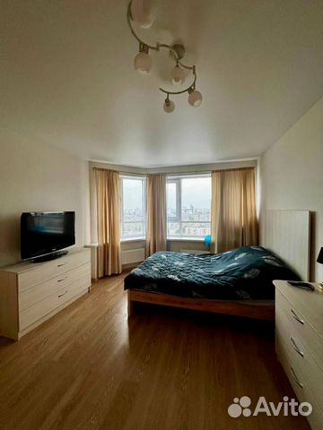 

1-к. квартира, 42 м², 3 кровати