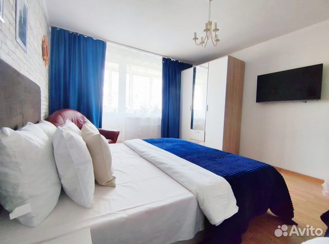 

1-к. квартира, 40 м², 2 кровати