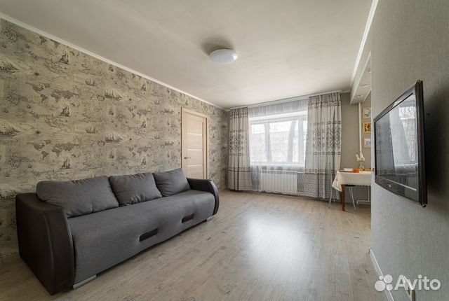 

2-к. квартира, 44 м², 2 кровати