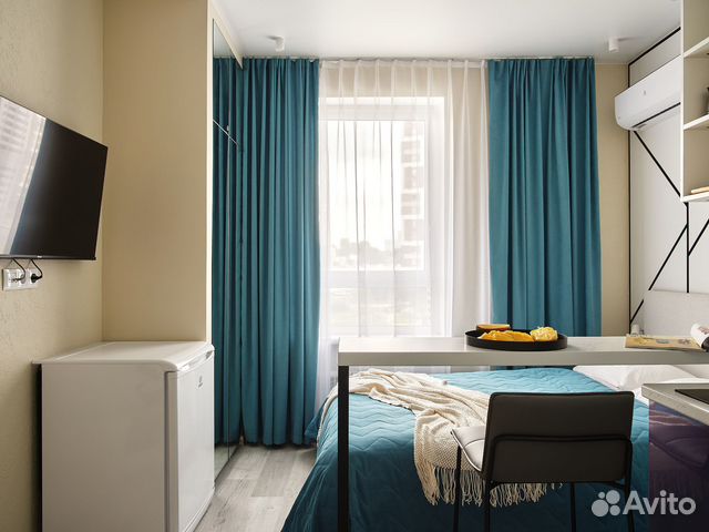 

Квартира-студия, 15 м², 1 кровать