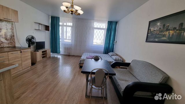 

Квартира-студия, 33 м², 1 кровать