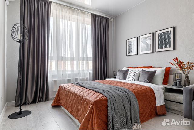 

1-к. квартира, 35 м², 2 кровати