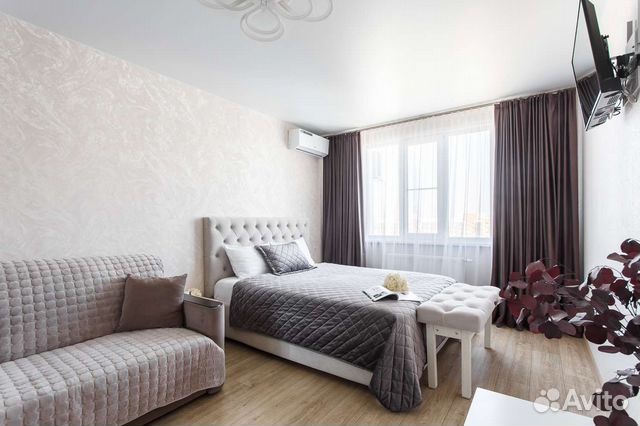 

1-к. квартира, 38 м², 2 кровати