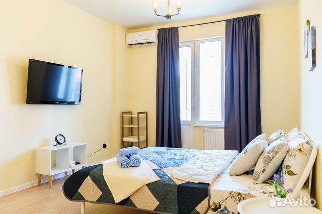 

1-к. квартира, 42,8 м², 2 кровати