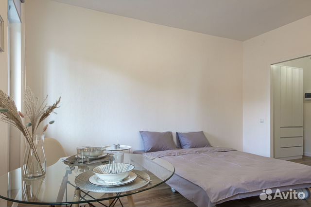 

Квартира-студия, 27 м², 1 кровать