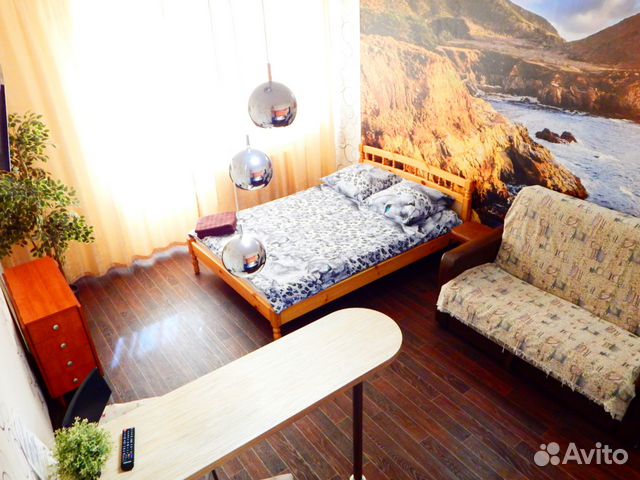 

Квартира-студия, 32 м², 2 кровати