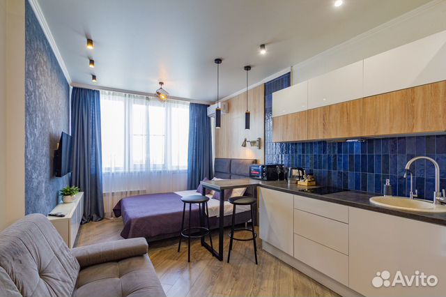 

Квартира-студия, 30 м², 2 кровати
