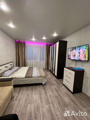 

1-к. квартира, 43 м², 2 кровати