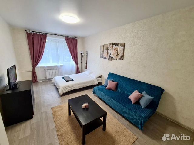 

1-к. квартира, 35 м², 2 кровати