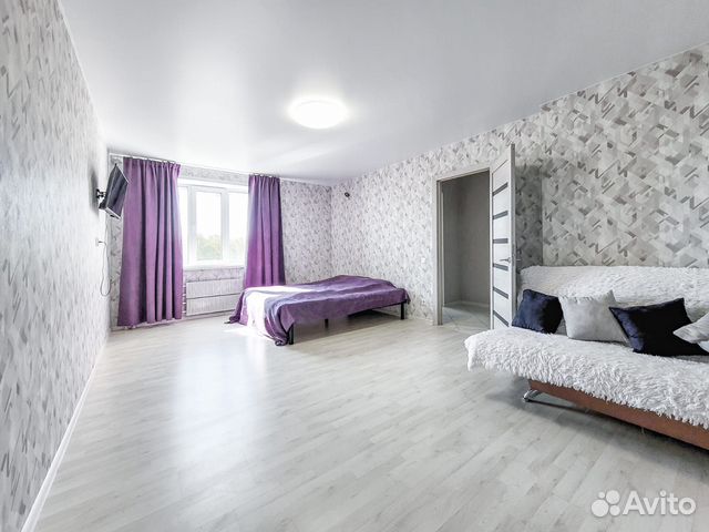 

1-к. квартира, 45 м², 3 кровати