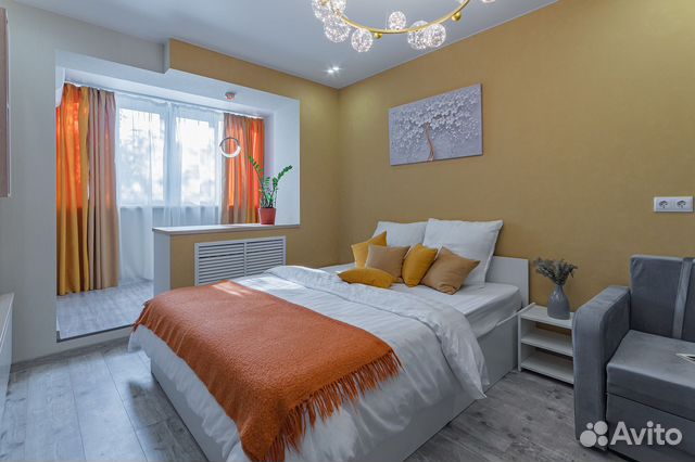 

1-к. квартира, 34 м², 2 кровати