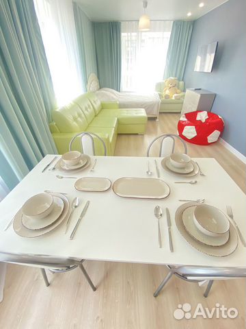 

Квартира-студия, 34 м², 2 кровати