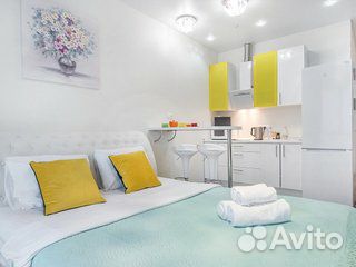 

Квартира-студия, 35 м², 2 кровати