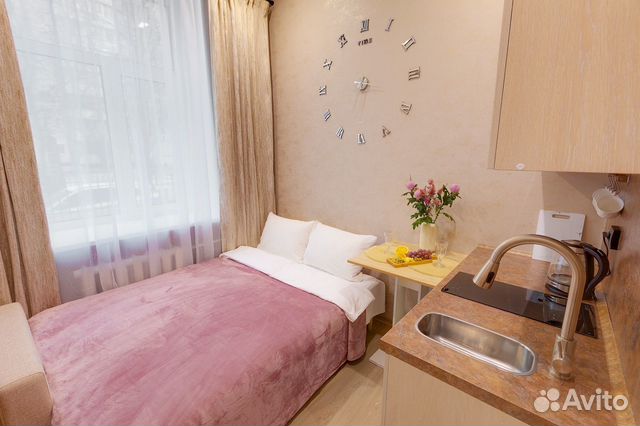 

Квартира-студия, 13 м², 1 кровать