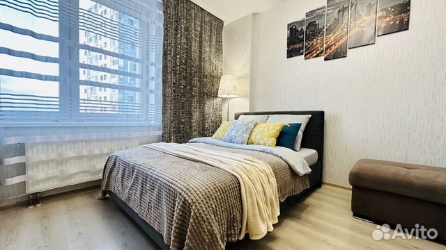 

1-к. квартира, 38 м², 2 кровати