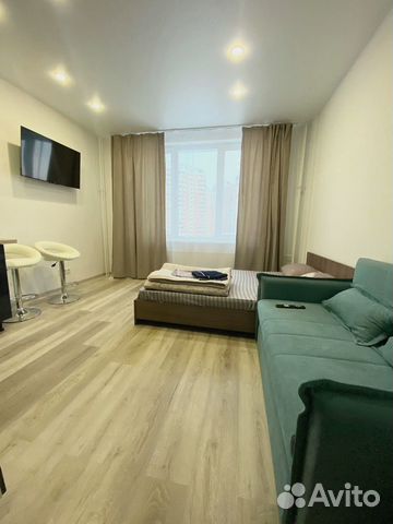 

Квартира-студия, 30 м², 2 кровати