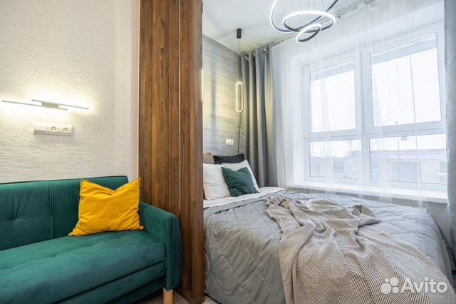 

Квартира-студия, 18 м², 2 кровати