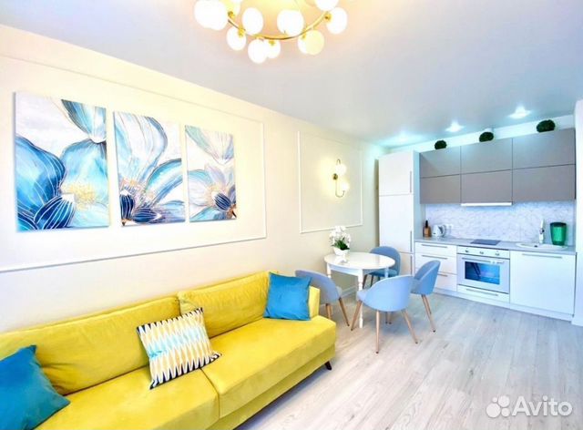 

1-к. квартира, 40 м², 2 кровати