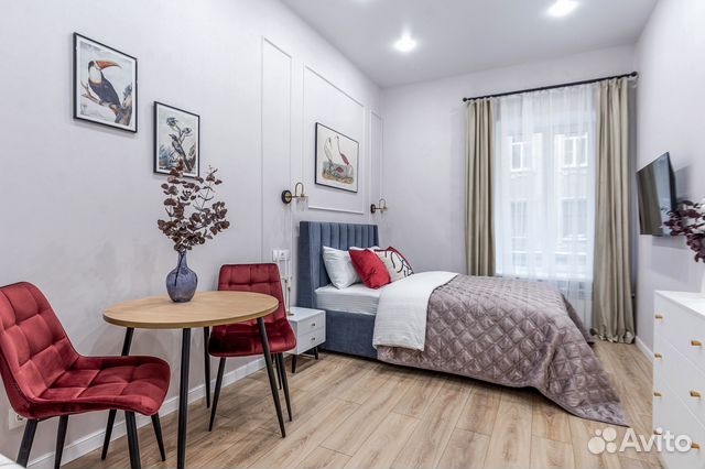 

Квартира-студия, 25 м², 2 кровати