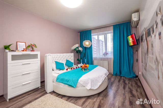 

1-к. квартира, 42 м², 2 кровати