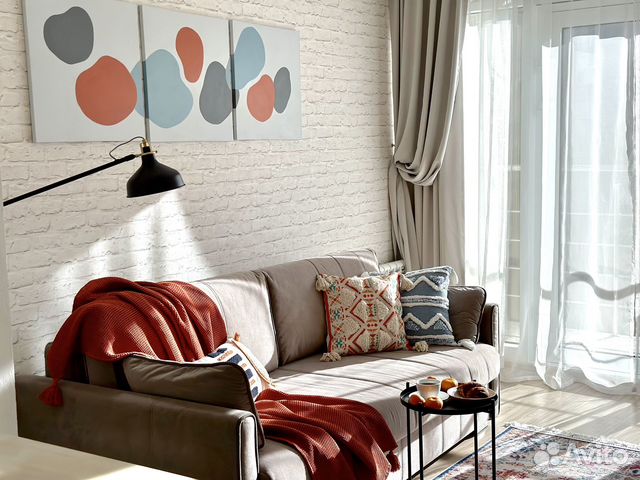 

1-к. квартира, 49 м², 2 кровати