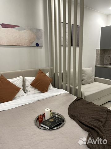 

Квартира-студия, 25 м², 2 кровати
