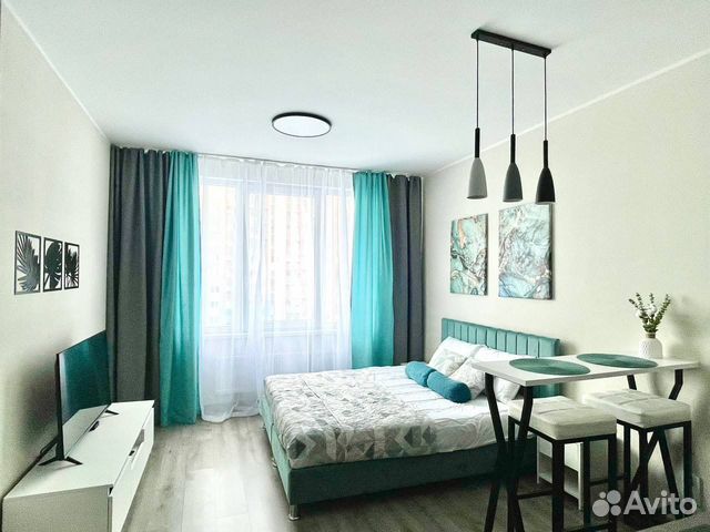 

Квартира-студия, 27 м², 1 кровать