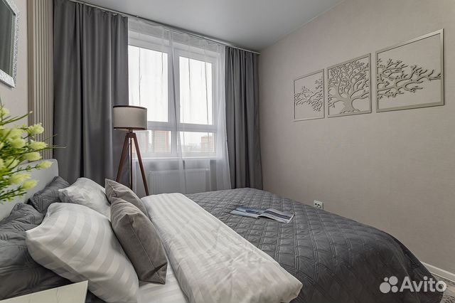

1-к. квартира, 38 м², 2 кровати