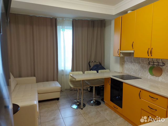 

1-к. квартира, 40 м², 2 кровати