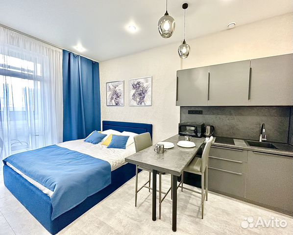 

Квартира-студия, 30 м², 1 кровать