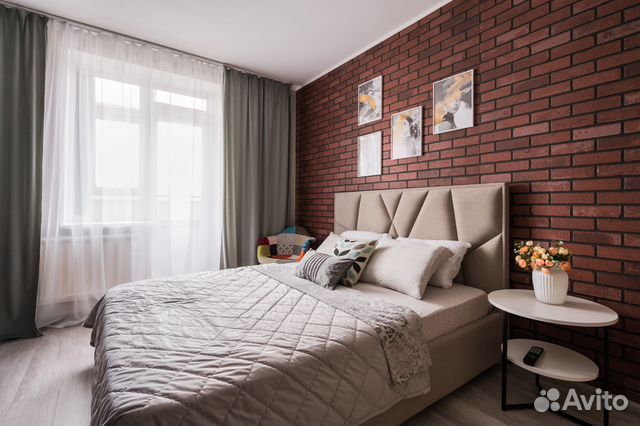 

1-к. квартира, 42 м², 2 кровати