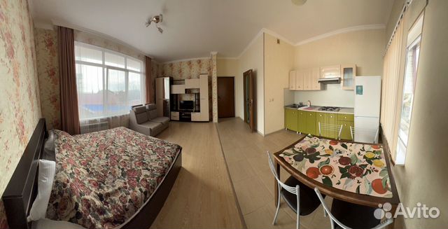 

Квартира-студия, 30 м², 3 кровати