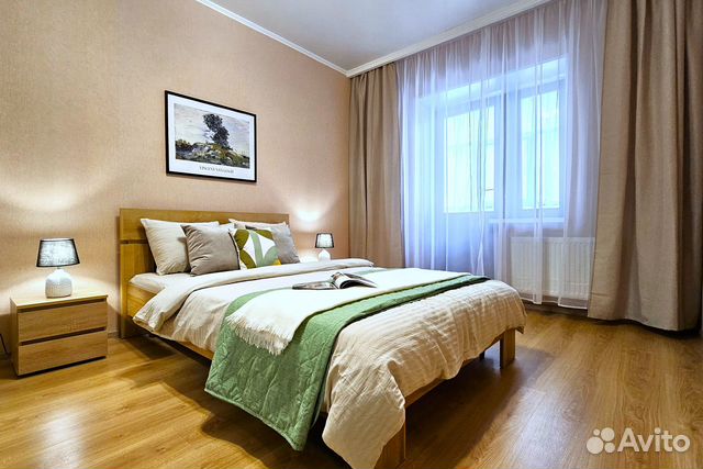 

1-к. квартира, 40 м², 2 кровати